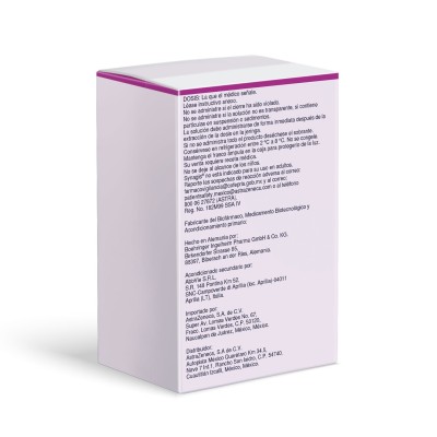 Synagis® 50 mg/mL Caja con 1 Frasco Ámpula con 0.5 mL Rx3