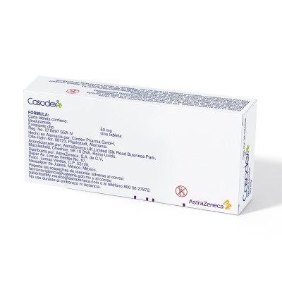 Casodex ® 50 mg Caja con 28 Tabletas Casodex ® 50 mg Caja con 28 Tabletas