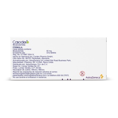 Casodex ® 50 mg Caja con 28 Tabletas Casodex ® 50 mg Caja con 28 Tabletas