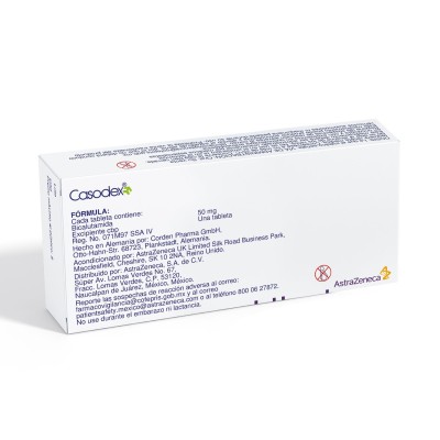 Casodex ® 50 mg Caja con 28 Tabletas Casodex ® 50 mg Caja con 28 Tabletas