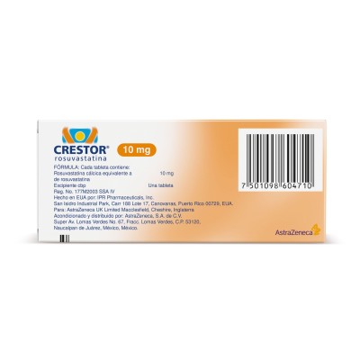 Crestor ® 10 mg Caja con 30 Tabletas Crestor ® 10 mg Caja con 30 Tabletas