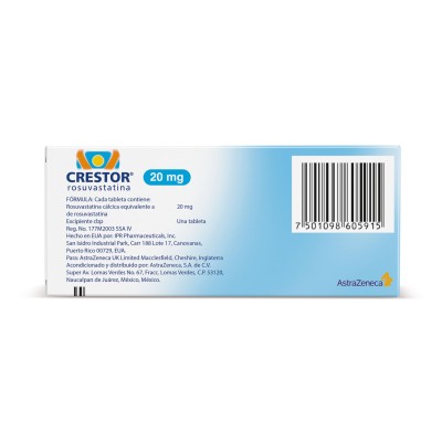 Crestor ® 20 mg Caja con 30 Tabletas Crestor ® 20 mg Caja con 30 Tabletas