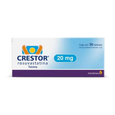 Crestor ® 20 mg Caja con 30 Tabletas Crestor ® 20 mg Caja con 30 Tabletas