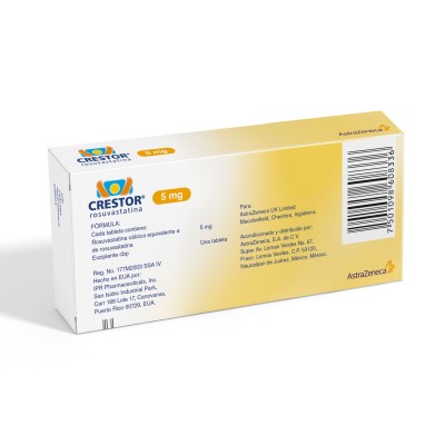 Crestor ® 5 mg Caja con 30 Tabletas