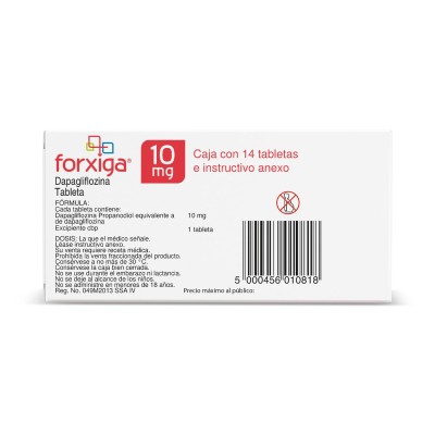 Forxiga ® 10 mg 14 Tabletas Forxiga ® 10 mg 14 Tabletas