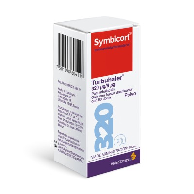 Symbicort® Turbuhaler® 320 mg/9 mg Dosificador con 60 Dosis Symbicort® Turbuhaler® 320 mg/9 mg Dosificador con 60 Dosis