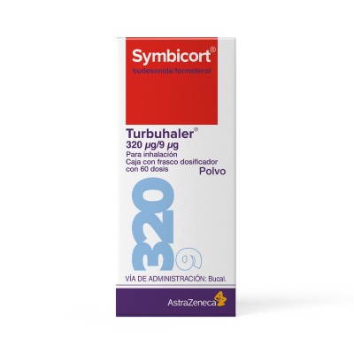 Symbicort® Turbuhaler® 320 mg/9 mg Dosificador con 60 Dosis Symbicort® Turbuhaler® 320 mg/9 mg Dosificador con 60 Dosis