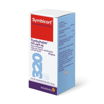 Symbicort® Turbuhaler® 320 mg/9 mg Dosificador con 60 Dosis Symbicort® Turbuhaler® 320 mg/9 mg Dosificador con 60 Dosis
