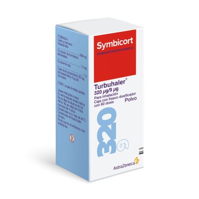 Symbicort® Turbuhaler® 320 mg/9 mg Dosificador con 60 Dosis Symbicort® Turbuhaler® 320 mg/9 mg Dosificador con 60 Dosis