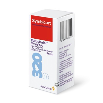 Symbicort® Turbuhaler® 320 mg/9 mg Dosificador con 60 Dosis Symbicort® Turbuhaler® 320 mg/9 mg Dosificador con 60 Dosis