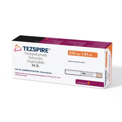 Tezspire 210 mg /1.91 mL Caja con una pluma precargada - RX3 Tezspire 210 mg /1.91 mL Caja con una pluma precargada - RX3