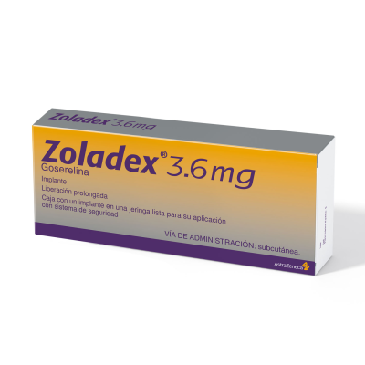 Zoladex® 3.6 mg Caja con un Implante en una Jeringa Zoladex® 3.6 mg Caja con un Implante en una Jeringa