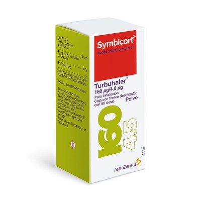 Symbicort® Turbuhaler® 160 mg/4.5 mg Dosificador con 60 Dosis Symbicort® Turbuhaler® 160 mg/4.5 mg Dosificador con 60 Dosis