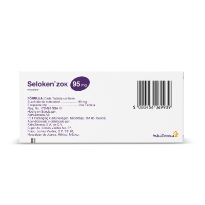 Seloken® zok 95 mg Caja con 30 Tabletas Seloken® zok 95 mg Caja con 30 Tabletas