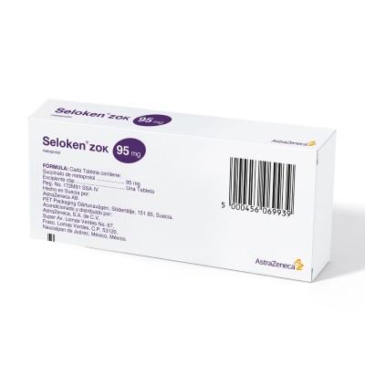 Seloken® zok 95 mg Caja con 30 Tabletas Seloken® zok 95 mg Caja con 30 Tabletas