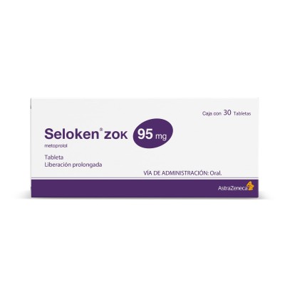 Seloken® zok 95 mg Caja con 30 Tabletas Seloken® zok 95 mg Caja con 30 Tabletas