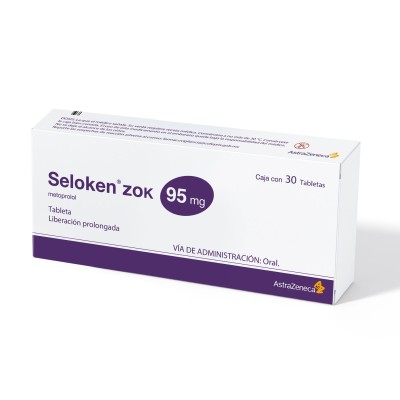 Seloken® zok 95 mg Caja con 30 Tabletas Seloken® zok 95 mg Caja con 30 Tabletas