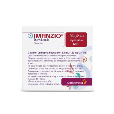 Imfinzio ® 120 mg/2.4 mL Solución Inyectable