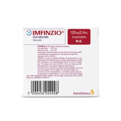 Imfinzio ® 120 mg/2.4 mL Solución Inyectable