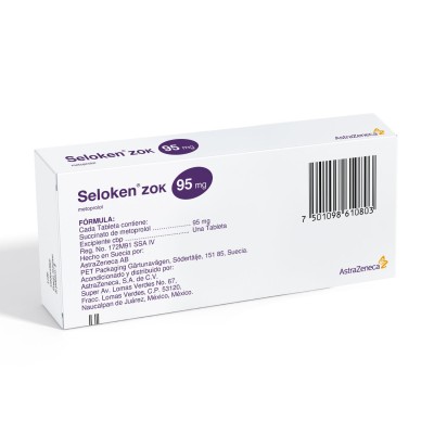 Seloken® zok 95 mg Caja con 20 Tabletas