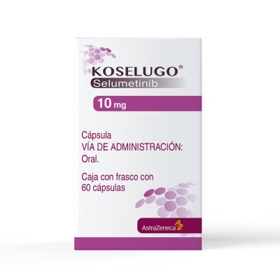 Koselugo ® 10 mg Caja con frasco con 60 Cápsulas Koselugo ® 10 mg Caja con frasco con 60 Cápsulas