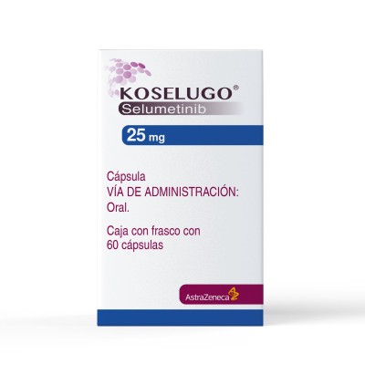 Koselugo ® 25 mg Caja con frasco con 60 Cápsulas Koselugo ® 25 mg Caja con frasco con 60 Cápsulas