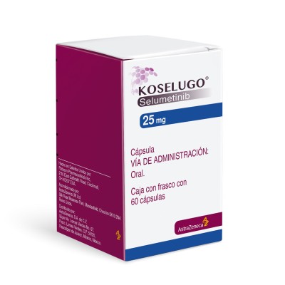 Koselugo ® 25 mg Caja con frasco con 60 Cápsulas Koselugo ® 25 mg Caja con frasco con 60 Cápsulas