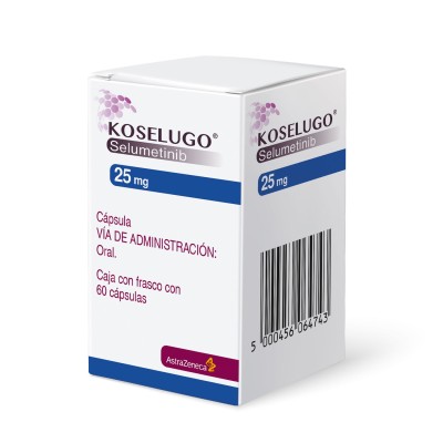 Koselugo ® 25 mg Caja con frasco con 60 Cápsulas Koselugo ® 25 mg Caja con frasco con 60 Cápsulas