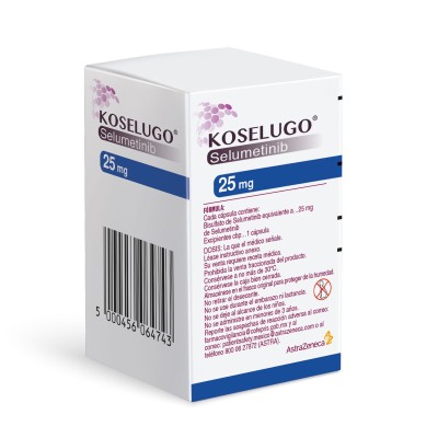 Koselugo ® 25 mg Caja con frasco con 60 Cápsulas Koselugo ® 25 mg Caja con frasco con 60 Cápsulas
