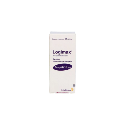 Logimax ® 5 mg/47.5 mg Caja con 14 Tabletas Logimax ® 5 mg/47.5 mg Caja con 14 Tabletas