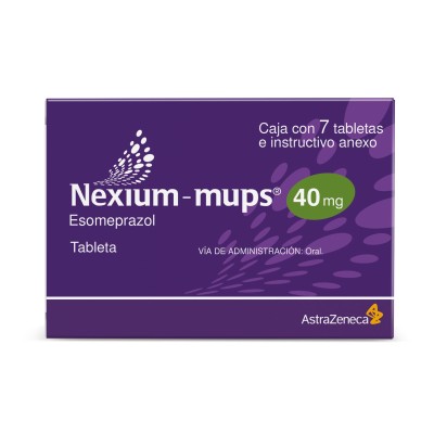 Nexium-mups® 40 mg Caja con 7 Tabletas Nexium-mups® 40 mg Caja con 7 Tabletas