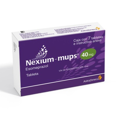 Nexium-mups® 40 mg Caja con 7 Tabletas Nexium-mups® 40 mg Caja con 7 Tabletas