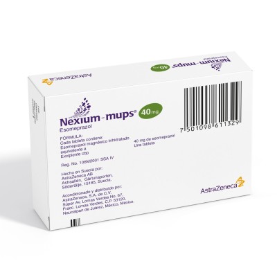 Nexium-mups® 40 mg Caja con 7 Tabletas Nexium-mups® 40 mg Caja con 7 Tabletas