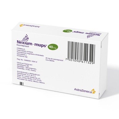 Nexium-mups® 40 mg Caja con 7 Tabletas Nexium-mups® 40 mg Caja con 7 Tabletas