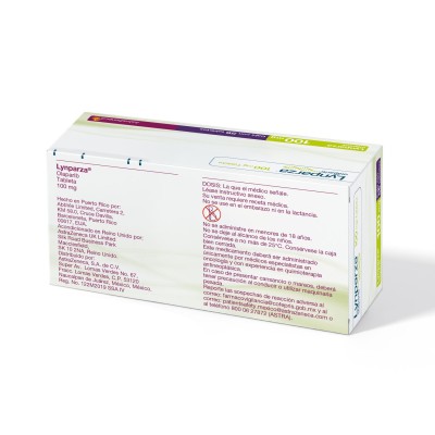Lynparza ® 100 mg Caja con 56 Tabletas Lynparza ® 100 mg Caja con 56 Tabletas