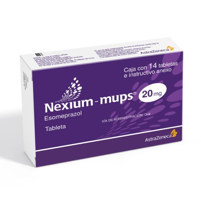 Nexium-mups® 20 mg Caja con 14 Tabletas Nexium-mups® 20 mg Caja con 14 Tabletas