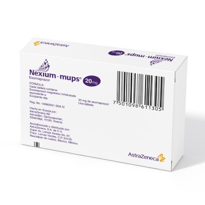 Nexium-mups® 20 mg Caja con 14 Tabletas Nexium-mups® 20 mg Caja con 14 Tabletas