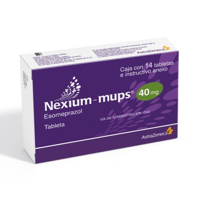 Nexium-mups® 40 mg Caja con 14 Tabletas Nexium-mups® 40 mg Caja con 14 Tabletas