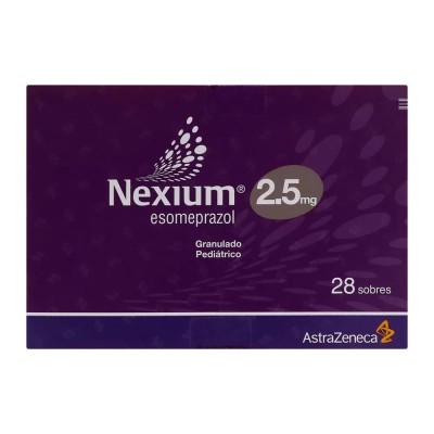 Nexium® 2.5 mg Caja con 28 Sobres de granulado pediátrico