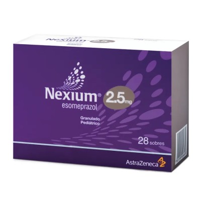 Nexium® 2.5 mg Caja con 28 Sobres de granulado pediátrico