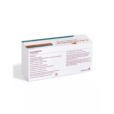 CALQUENCE® | 100 mg | Acalabrutinib | 56 Tabletas| AstraZeneca CALQUENCE® | 100 mg | Acalabrutinib | 56 Tabletas| AstraZeneca