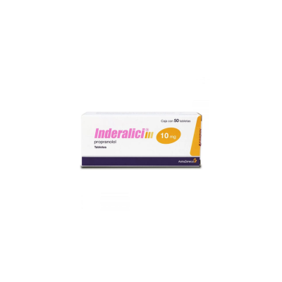 Inderalici ® 10 mg Caja con 50 Tabletas Inderalici ® 10 mg Caja con 50 Tabletas