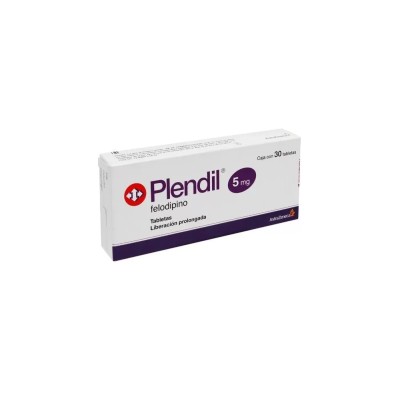 Plendil® 5 mg Caja con 30 Tabletas