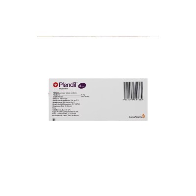 Plendil® 5 mg Caja con 30 Tabletas