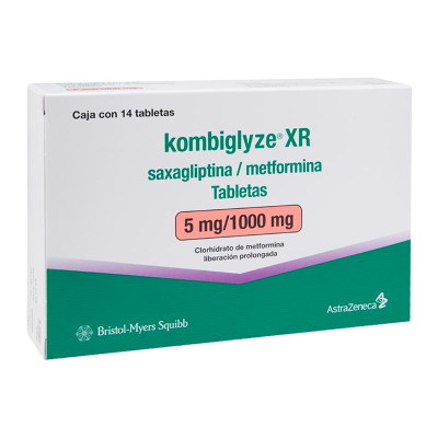 kombiglyze ® XR 5 mg/1000 mg Caja con 14 Tabletas kombiglyze ® XR 5 mg/1000 mg Caja con 14 Tabletas