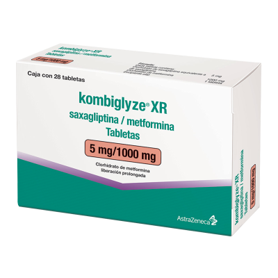 kombiglyze ® XR 5 mg/1000 mg Caja con 28 Tabletas kombiglyze ® XR 5 mg/1000 mg Caja con 28 Tabletas