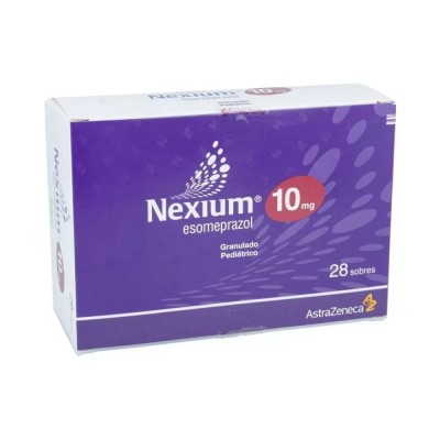 Nexium® 10 mg Caja con 28 Sobres de granulado pediátrico Nexium® 10 mg Caja con 28 Sobres de granulado pediátrico