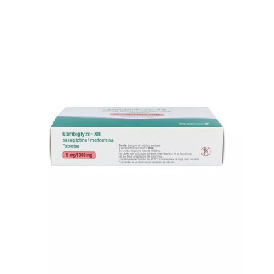kombiglyze ® XR 5 mg/1000 mg Caja con 14 Tabletas kombiglyze ® XR 5 mg/1000 mg Caja con 14 Tabletas