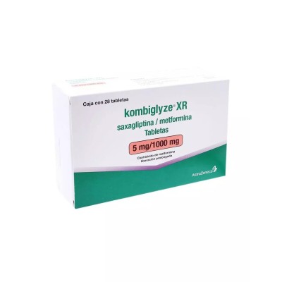 kombiglyze ® XR 5 mg/1000 mg Caja con 28 Tabletas kombiglyze ® XR 5 mg/1000 mg Caja con 28 Tabletas