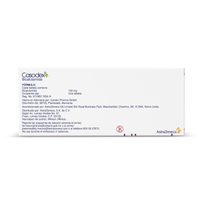 Casodex® 150 mg Caja con 28 Tabletas Casodex® 150 mg Caja con 28 Tabletas